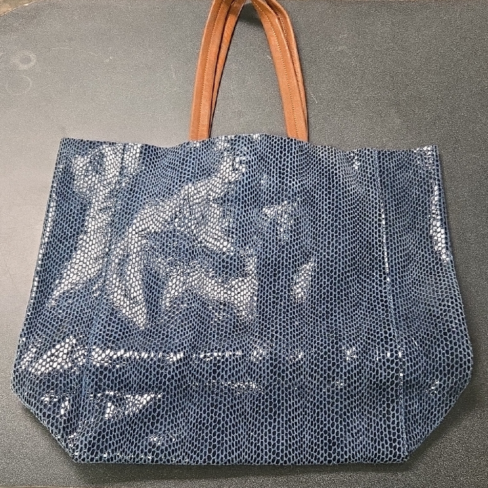 Sorral "Rubina" Textured Suede Tote Bag with Leather Handles